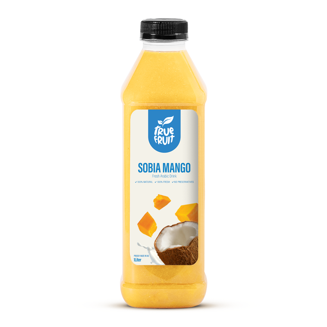 True Life Mango Natural Sobia Mango 1L عصير سوبيا مانجو طبيعي – True Fruit (Fresh Juice)